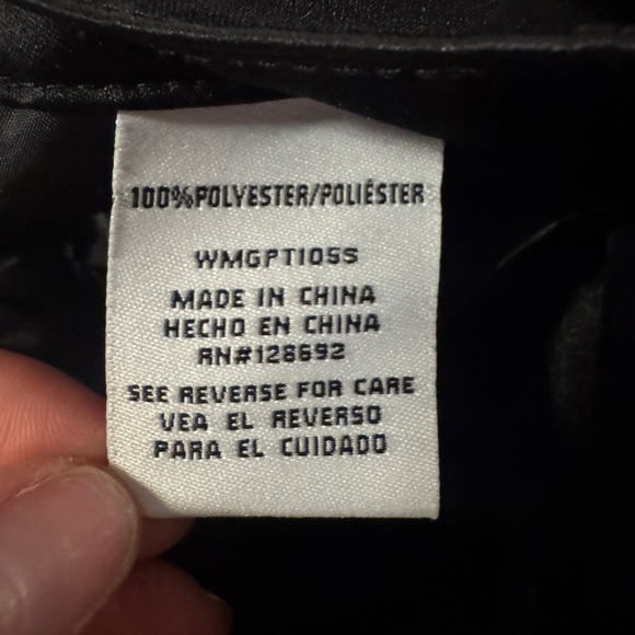 Madden NYC Black Cargo Pants with Drawstring Hem - Picture 5 of 7